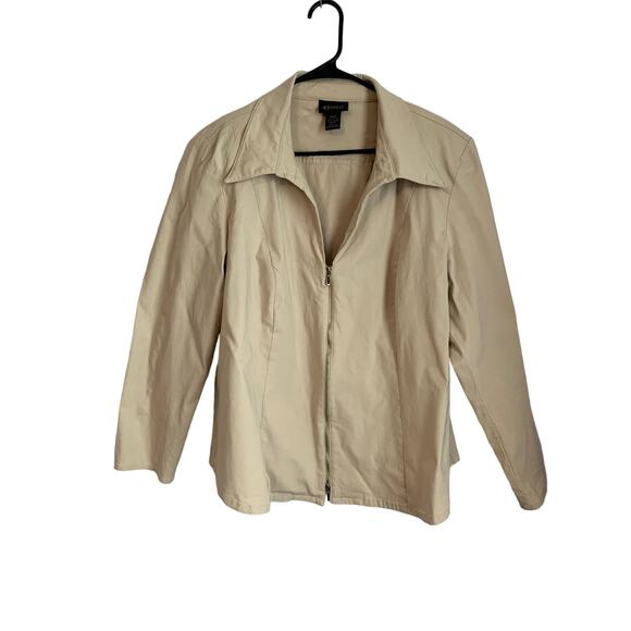 Lane Bryant Jackets & Blazers - Lane Bryant Size 18/20 Cream Color Women's Zip Front Jacket